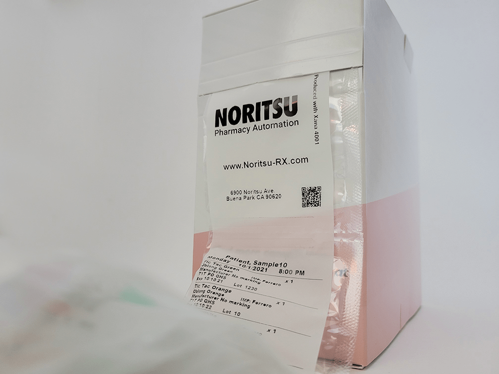 Custom Strip Pouch Packaging Boxes From Noritsu