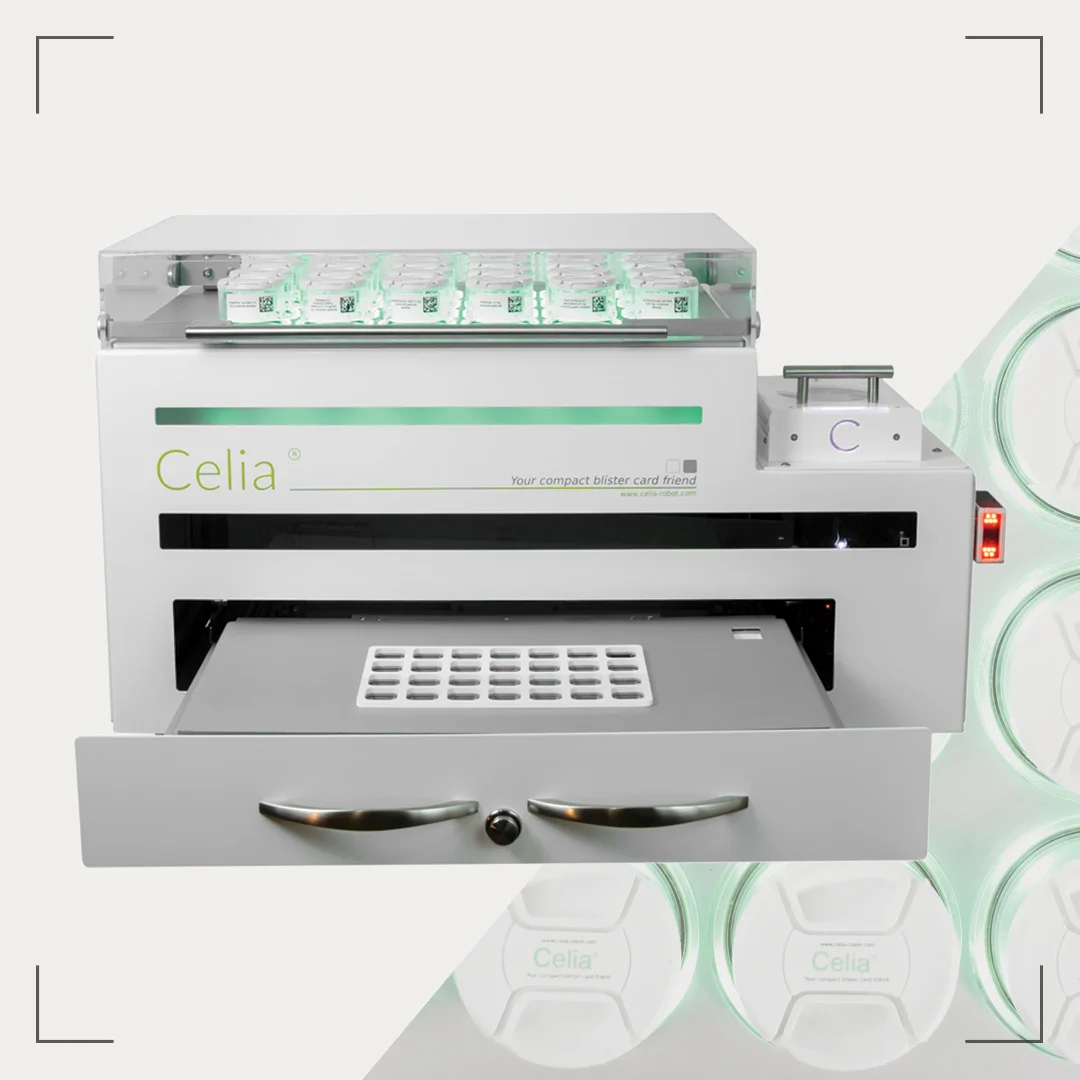 Noritsu LittleBots - Celia compact automated multi-dose blister card solution